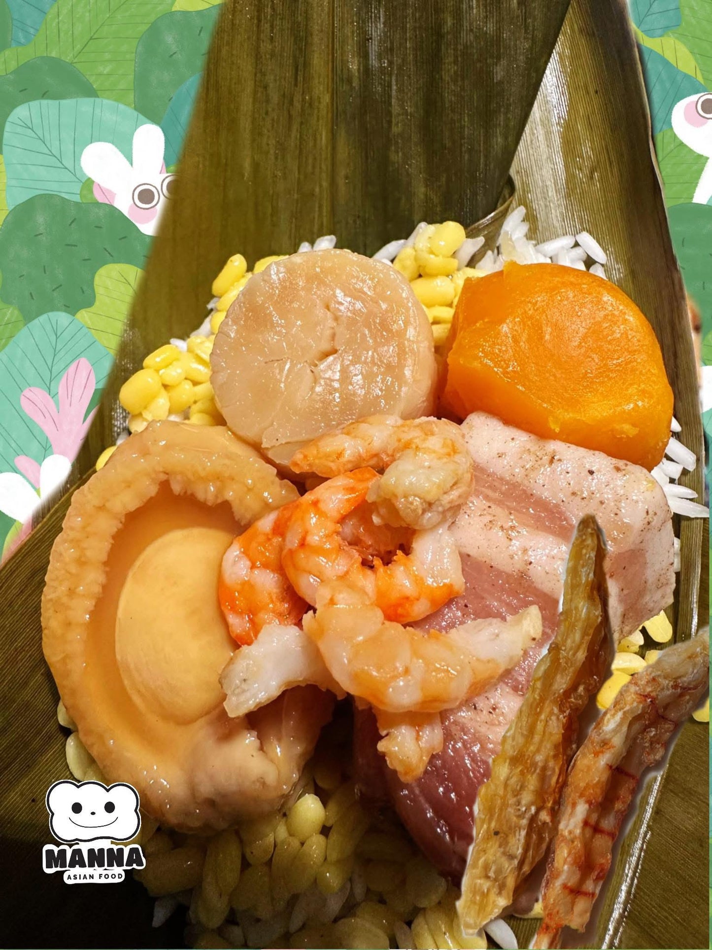 [端午限定］
吉品鮑魚•瑤柱鹹肉糭（380-480G）《限量發售》